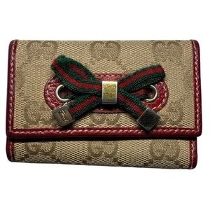 Gucci Monogram Key Holder Wallet